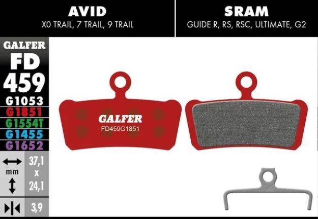 G1851 Advanced Brake Pads