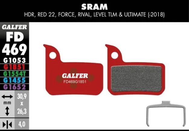 G1851 Advanced Brake Pads
