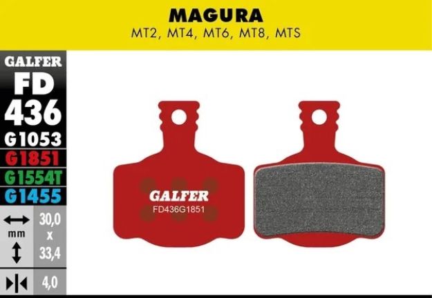 G1851 Advanced Brake Pads