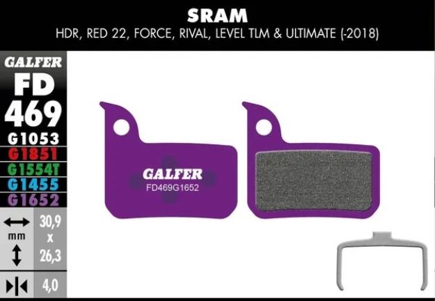 G1652 E-Bike Brake Pads