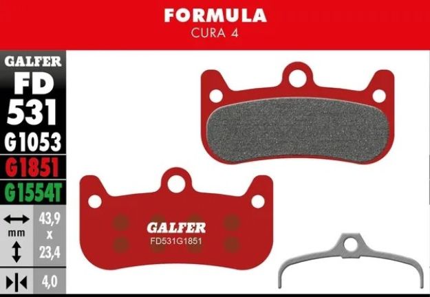 G1851 Advanced Brake Pads