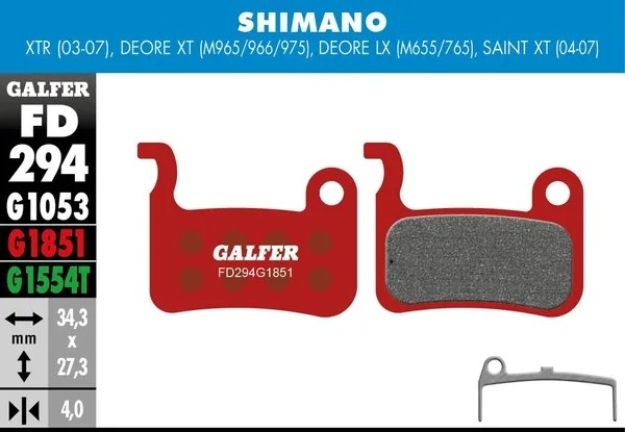 G1851 Advanced Brake Pads