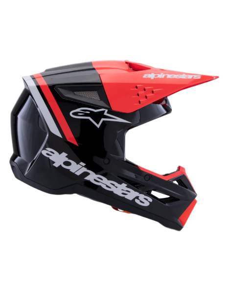 ALPINESTARS SM3 Radium Black Red Fluo White Glossy