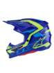 ALPINESTARS SM7 Deed Blue Yellow Fluo Glossy