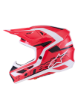 ALPINESTARS SM7 Deed Red Black White Glossy