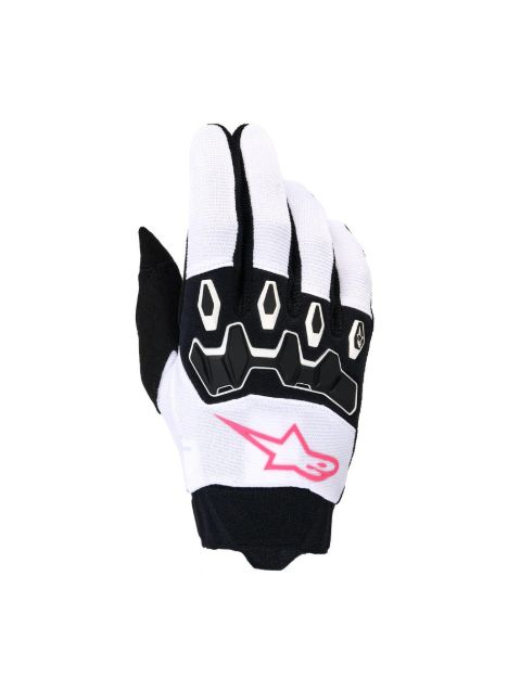 ALPINESTARS GLOVES 4W FULL BORE V2 WHT/PINK/BLK S