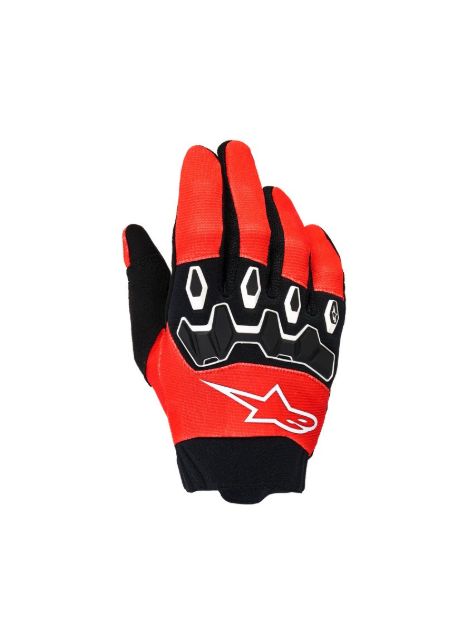 ALPINESTARS GLOVES YTH FULL BORE V2 RED/BLACK