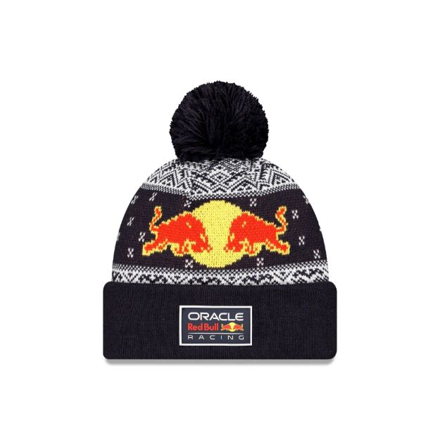 Red Bull Oracle Monobranded Christmas Bobble Hat