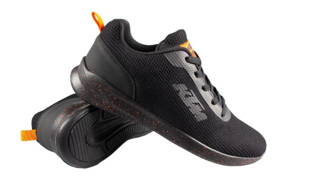 FACTORY TEAM II SNEAKER WOVEN, BLACK/ORANGE