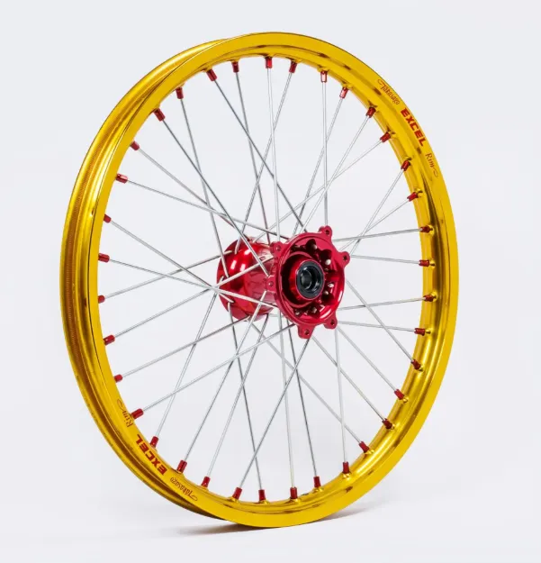 Elite MX-EN Wheel, silver spokes