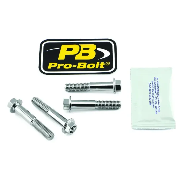 Axle Pinch Bolt Kit Stainless Steel, Front