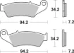 CS Carbon Brake pad