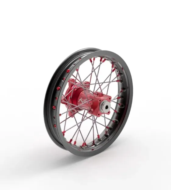 Elite MX-EN Wheel, silver spokes