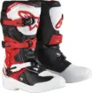 Slika ALPINESTARS TECH 3S YOUTH - BELA ČRNA ŽIVO RDEČA