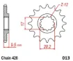 Steel Ultralight Front Sprocket