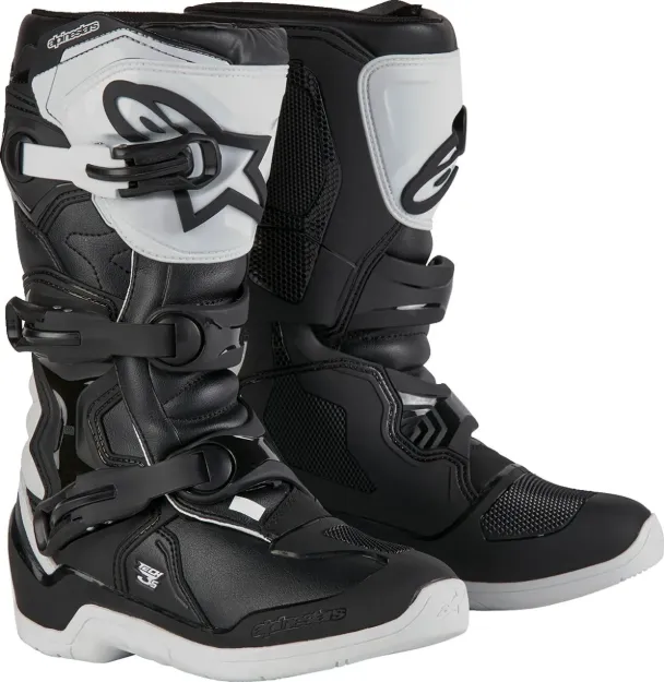 Slika ALPINESTARS TECH 3S YOUTH - WHITE / BLACK