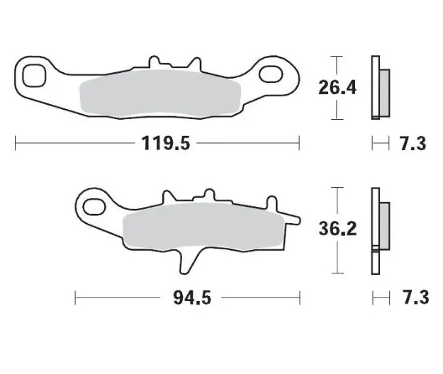Racing GP SinterPRO Offroad Brake Pads