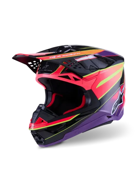 Slika ALPINESTARS ČELADA S-M10 ERA PINK/VIO/YL