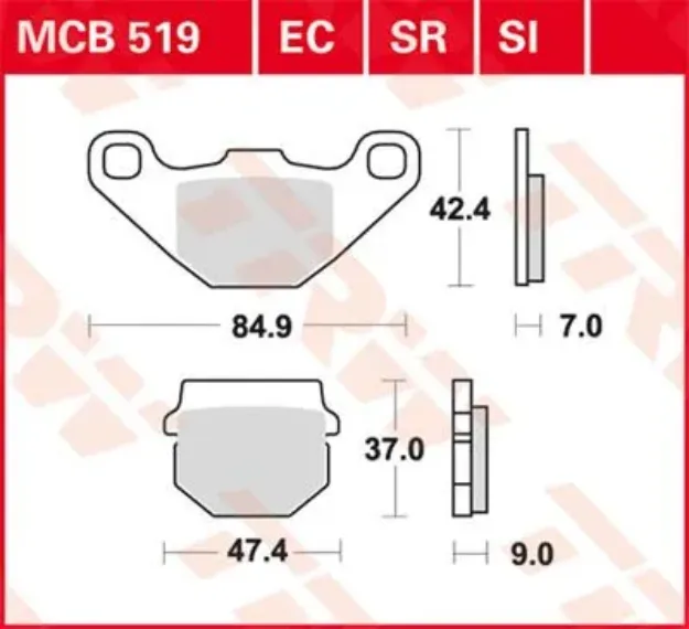 EC Series Ceramic Brake Pads