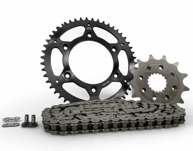 Slika VERIŽNI SET JT – JT520HDS VERIGA + JEKLEN ZADNJI ZOBNIK + JEKLEN SPREDNJI ZOBNIK