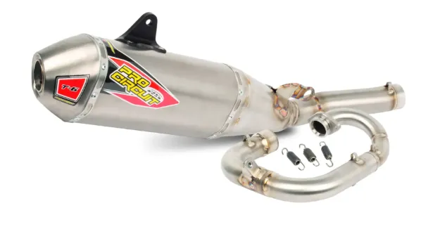 T-6 BC STAINLESS STEEL TITANIUM EXHAUST SYSTEM