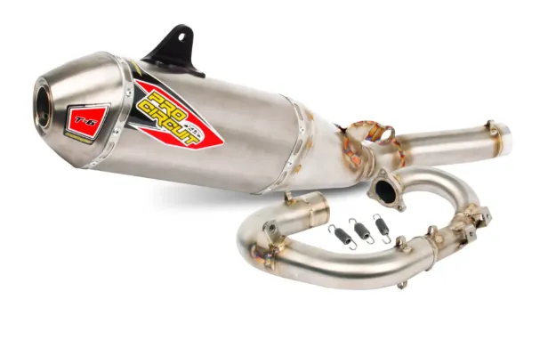 T-6 BC STAINLESS STEEL TITANIUM EXHAUST SYSTEM