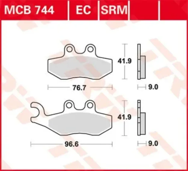 SRM Series Sindered Scooter Brake Pads