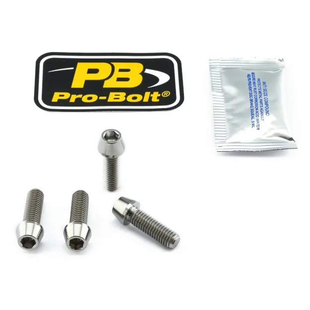 Titanium Clip-On / Handle Bar Mount Bolt Kit