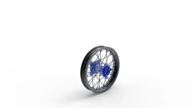 Elite MX-EN Wheel, black spokes