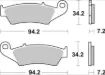 BRAKE PAD SINTER SD OFFROAD PRIME LINE