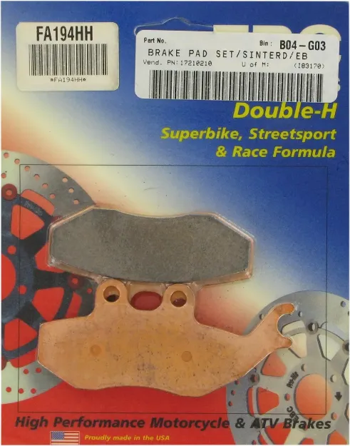 Sintered "HH" Brake Pads