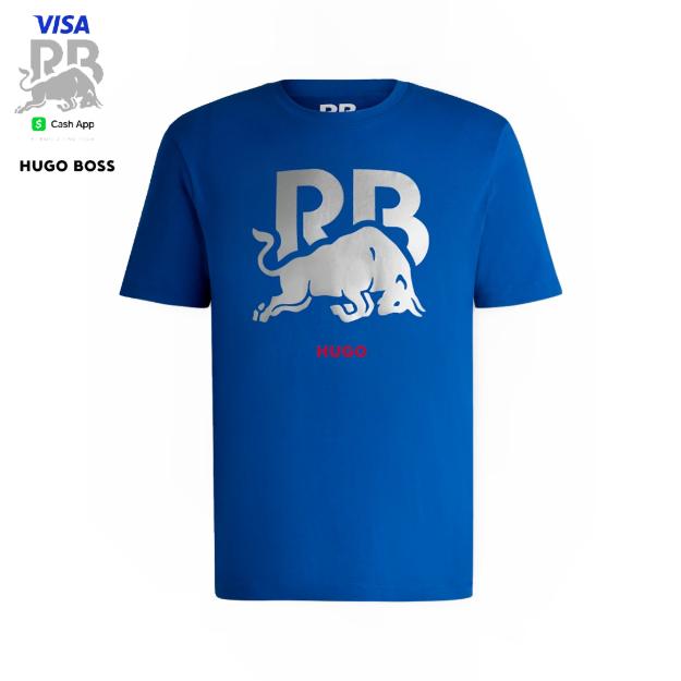 Slika Visa Cash App RB Formula One Team HUGO BOSS LOGO MAJICA OMEJENA SERIJA