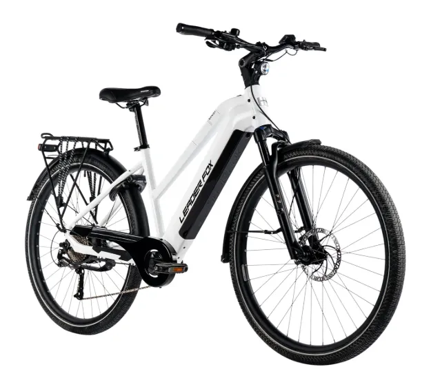 Slika Leader Fox SANDY 28" Lady – treking električno kolo, belo, 720 Wh