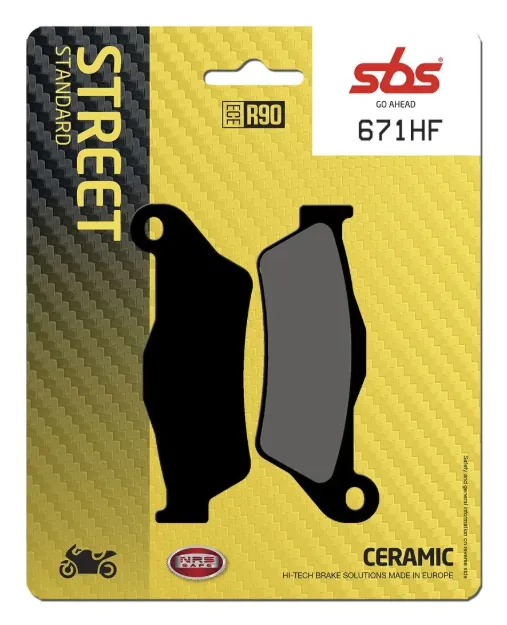 HF Street Ceramic Organic Brake Pads