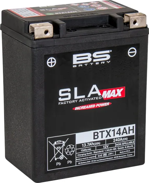 SLA MAX Factory- Activated AGM Maintenance-Free Battery