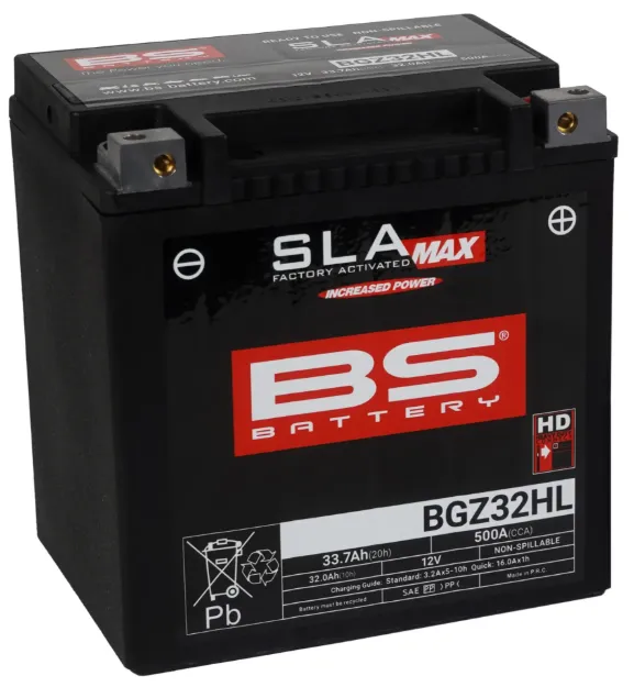 SLA MAX Factory- Activated AGM Maintenance-Free Battery