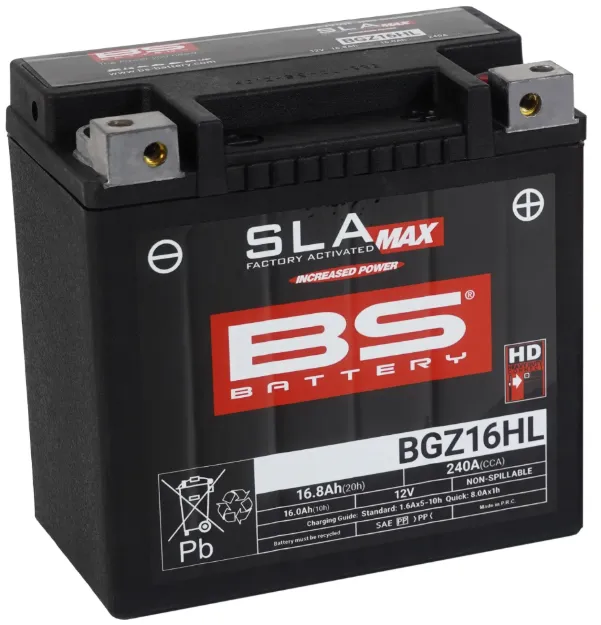 SLA MAX Factory- Activated AGM Maintenance-Free Battery