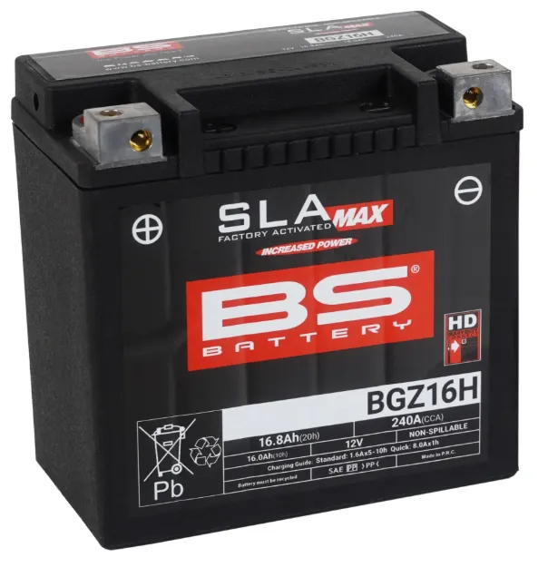 SLA MAX Factory- Activated AGM Maintenance-Free Battery