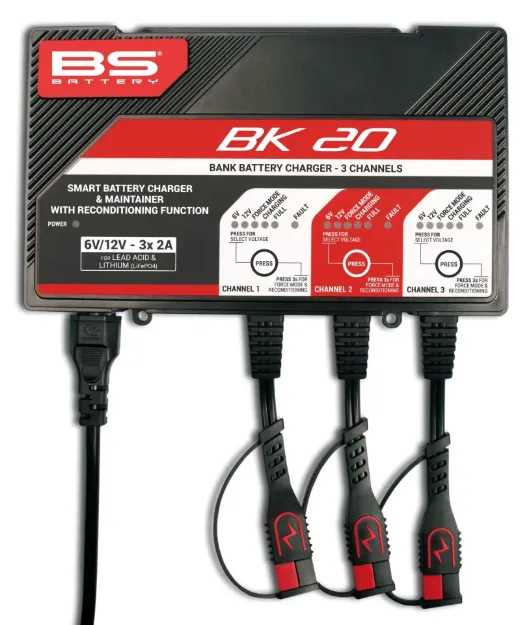 SMART Bank Battery Charger and Maintainer with Reconditioning Function