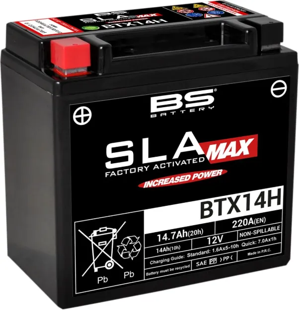 SLA MAX Factory- Activated AGM Maintenance-Free Battery