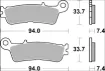 BRAKE PAD SINTER SD OFFROAD PRIME LINE
