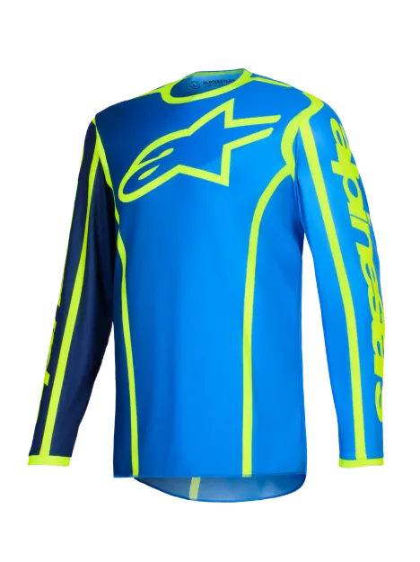 Slika ALPINESTARS FLUID APEX DRES MODRO FLUO