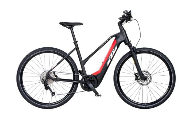 Slika KTM MACINA E-CROSS PRO 750 BLACK MATT (ČRNA+RDEČA)