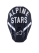 Slika ALPINESTARS SM7 DASHER ČELADA MATT ČRNA/BELA