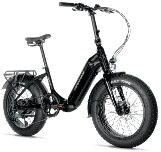 Slika LEADER FOX CODY 20" ELEKTRIČNO FAT KOLO 540WH ČRNA SIJAJ