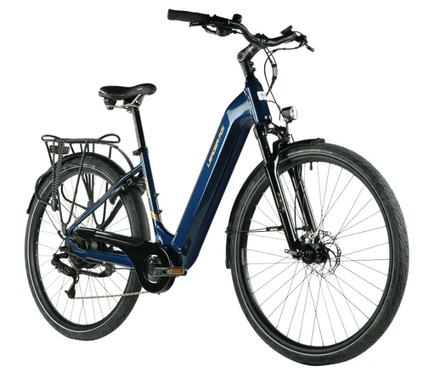 Slika LEADER FOX NARA 28" ELEKTRIČNO MESTNO KOLO 540WH TEMNO MODRO SIJAJ