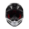 Slika ALPINESTARS S-M10 AMP ČRNA/BELA MOTOKROS ČELADA