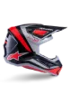 Slika ALPINESTARS SM7 RISE ČRNA/RDEČA/SREBRNA MOTOKROS ČELADA