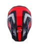 Slika ALPINESTARS SM7 RISE ČRNA/RDEČA/SREBRNA MOTOKROS ČELADA