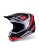 Slika ALPINESTARS SM7 RISE ČRNA/RDEČA/SREBRNA MOTOKROS ČELADA